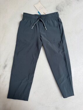 Kids Charcoal Grey Drawstring Joggers